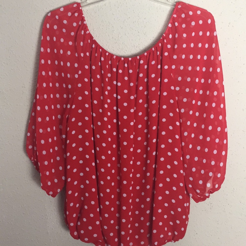 Vince Camuto Off Shoulder Top & Balloon Sleeves - Picture 2 of 5